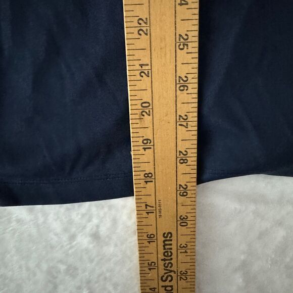 Maggie Barnes for Catherines Womens Tank Top Blouse Size 5X Navy Blue Sleeveless - Picture 4 of 4